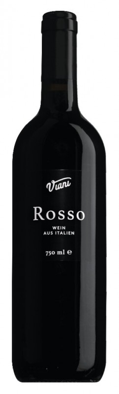 Rosso, vino tinto, Viani - 0,75 litros - Botella