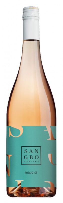 Rosato IGT Terre di Chieti Sangro, vino rosado, Cantina Sangro - 0,75 litros - Botella