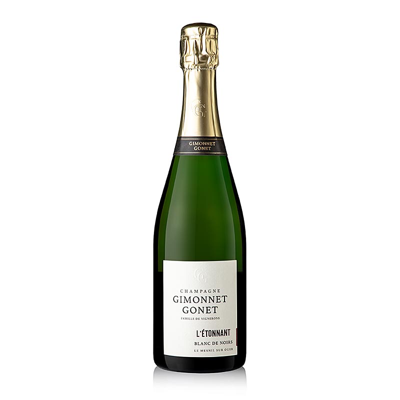 Champanhe Gimonnet Gonet l`Etonnant Blanc de Noirs 1.Cru brut - 750ml - Garrafa