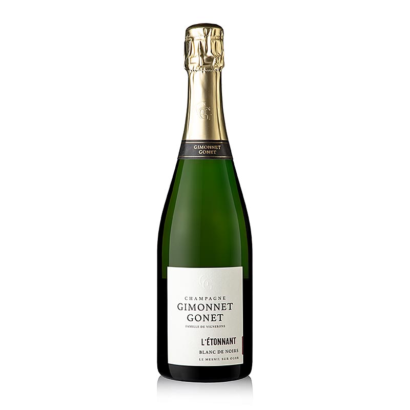 Sampanye Gimonnet Gonet l`Etonnant Blanc de Noirs 1.Cru brut - 750ml - Botol Sampanye Gimonnet Gonet l`Etonnant Blanc de Noirs 1.Cru brut - 750ml - Botol