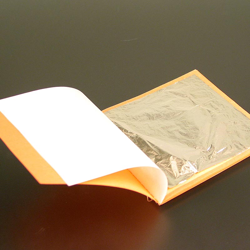 Zilver - bladzilver boekjes, 80 x 80 mm, E174 - 25 vellen - Notitieboekje