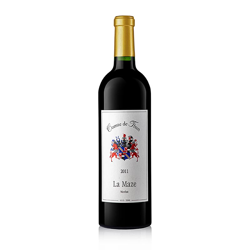 2011 La Maze, kering, 14.5% jilid, Comte de Thun - 750ml - Botol