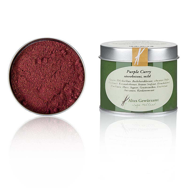 Poudre de curry violet, fruite et aromatique, Altes Gewurzamt, Ingo Holland - 85g - peut