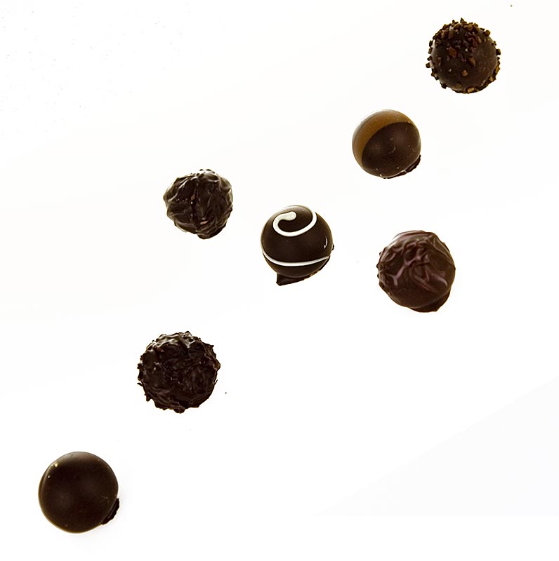 Chocolats - Assortiment de chocolats noirs de qualite superieure, par Peters - 1,8 kg, 140 St - Carton