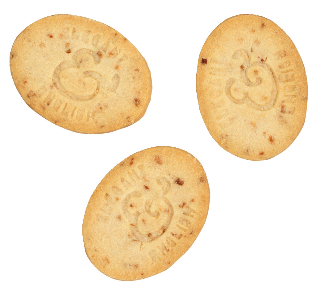 Eleganti e inglesi biscotti al burro con mela cotta e crema alla vaniglia, Miller`s - 140 g - pacchetto