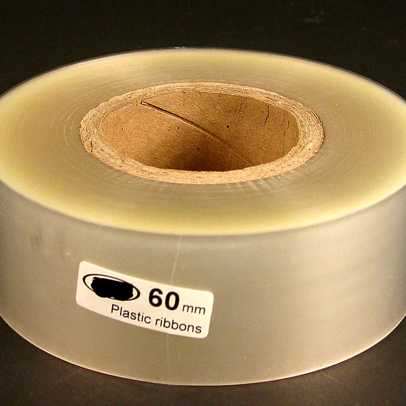 Cake edge foil, 6 cm high, roll 305 m, PVC, 50 My - 1 roll, 305 m - bag