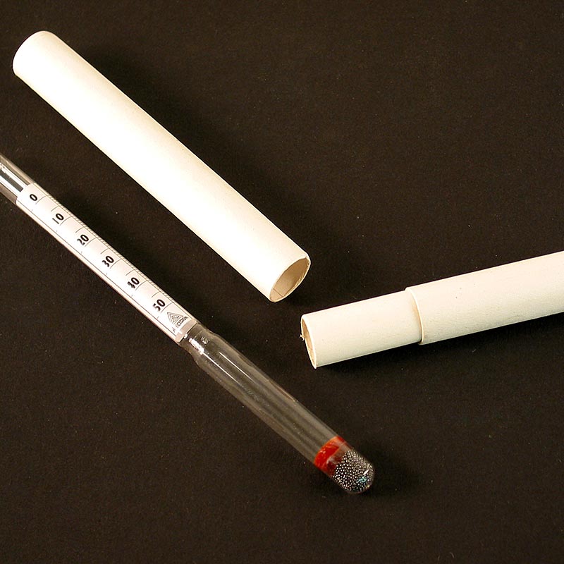 Appareil de mesure du sucre / echantillonneur pour mesurer la consistance, 0°-50° Baume - 1 piece - Papier carton