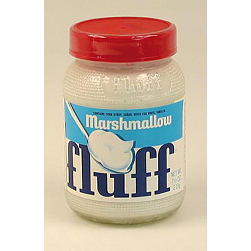 Marshmallow-pluis, spread met vanillesmaak - 213g - Glas