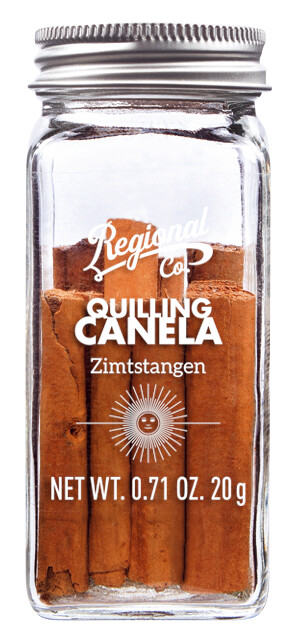 Canela para quilling, paus de canela, Regional Co. - 20g - Pedaco
