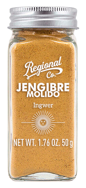Jengibre Molido, Ginger, Regional Co. - 50g - Stykki