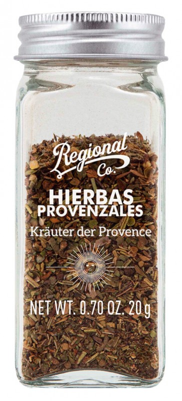 Herbas Provenzales, herba Provence, campuran rempah-rempah, Regional Co - 20 gram - Bagian