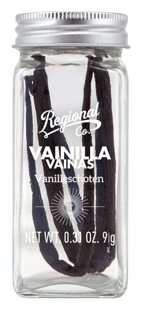 Bastoncino di vaniglia, Baccello di vaniglia, Co. regionale - 9 g - Pezzo