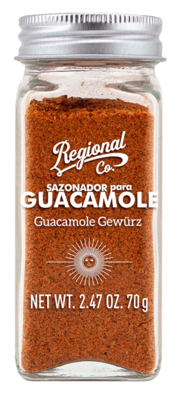 Guacamole Mauste, maustevalmiste guacamolelle, Regional Co - 70 g - Pala Guacamole Mauste, maustevalmiste guacamolelle, Regional Co - 70 g - Pala