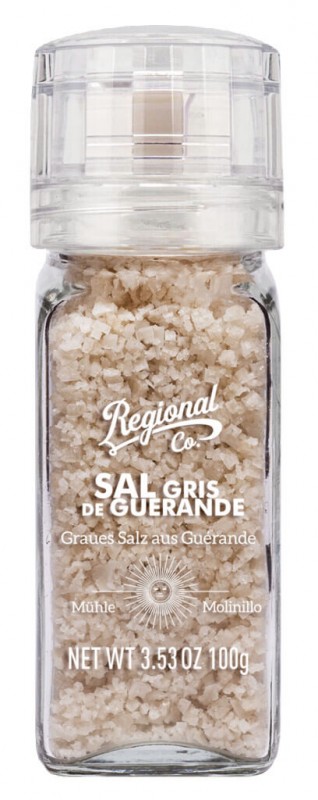 Guerande Sal Cinzento, Sal, Moinho, Regional Co - 100g - Pedaco Guerande Sal Cinzento, Sal, Moinho, Regional Co - 100g - Pedaco