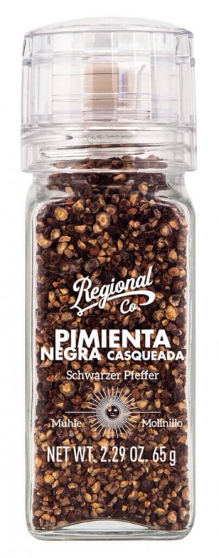 Pimenta Preta Rachada, Pimenta Preta, Moinho, Regional Co - 65g - Pedaco