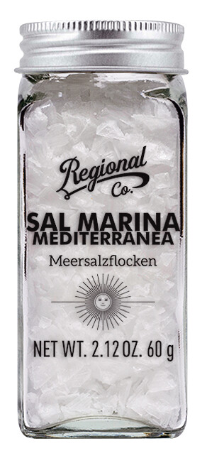 Sea Salt Flakes, Sea Salt, Regional Co - 60 g - Stykke