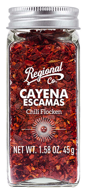 Chili Flakes, Chili Flakes, Regional Co - 45 g - Peca