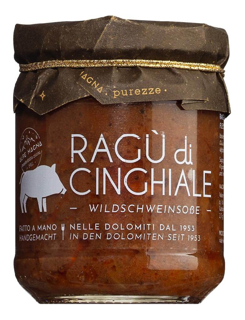 Ragu di cinghiale, Wildschwein - Ragout, Alpe Magna - 190 g - Vidre