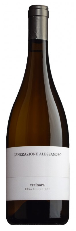 Etna Bianco DOC Trainara, organico, vinho branco, organico, Generazione Alessandro - 0,75 litros - Garrafa