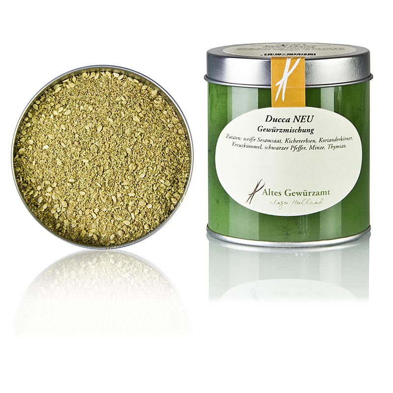 Ducca, Gewürzmischung, Äthiopische Fischpanade, Altes Gewürzamt, Ingo Holland - 80 g - Dose Ducca, Gewürzmischung, Äthiopische Fischpanade, Altes Gewürzamt, Ingo Holland - 80 g - Dose