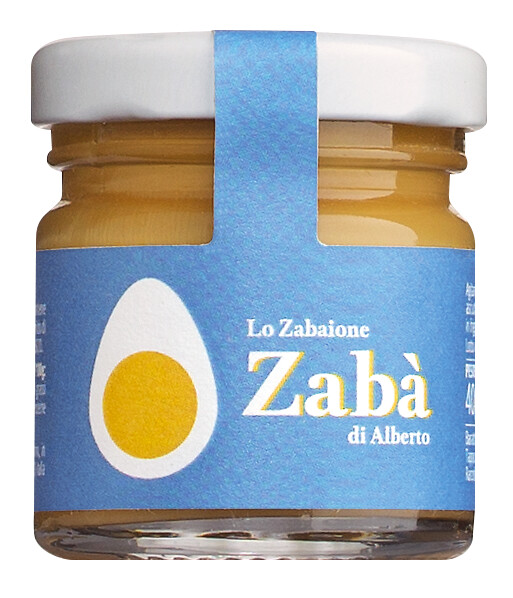 Zaba Classico, crema de zabajone con Marsala, Alberto Marchetti - 40g - Vaso