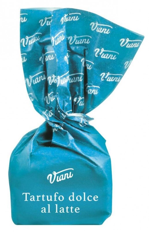 Tartufi cioccolato al latte, Custodia, tartufi di cioccolato con cioccolato al latte, Viani - 200 g - borsa