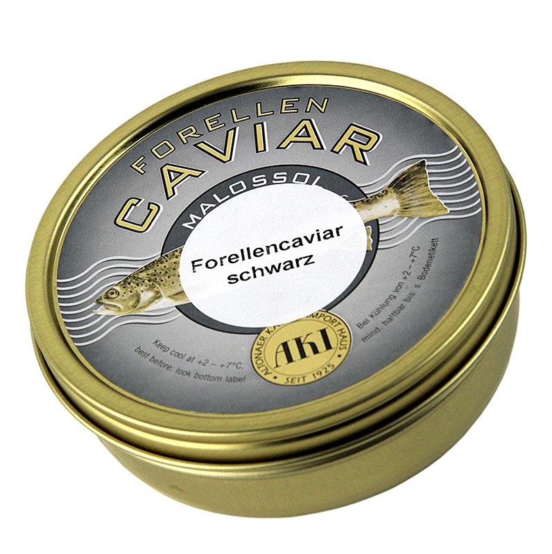 Caviar de pastrav, negru - 200 g - poate sa