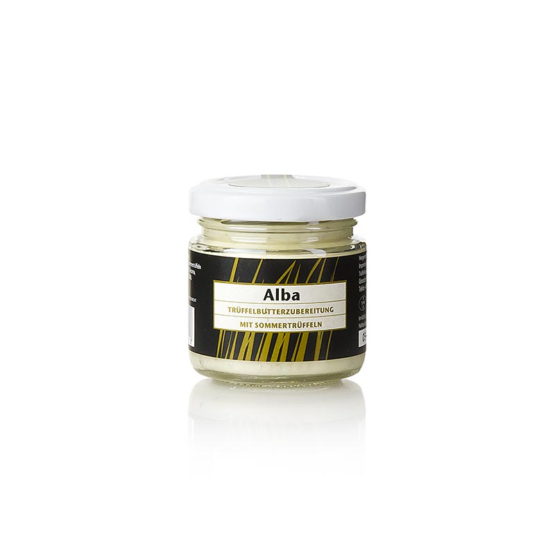 Pripravok z hluzovkoveho masla, s letnymi hluzovkami a aromou bielej hluzovky, Alba - 80 g - sklo