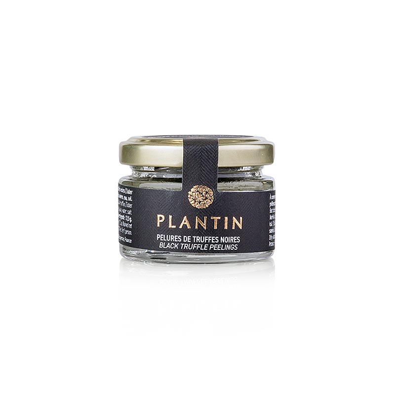 Winter truffle (Tuber Melanosporum), pelures, truffle shells and slices, plantin - 15g - can Winter truffle (Tuber Melanosporum), pelures, truffle shells and slices, plantin - 15g - can