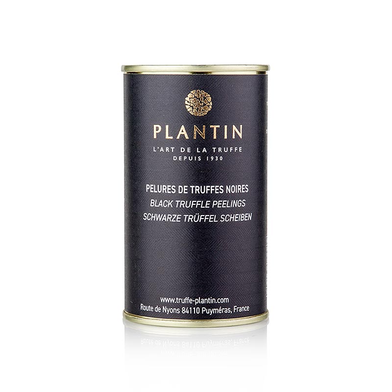 Tofones nobles d`hivern Pelures, peles i rodanxes de tofona, Plantin - 115 g - llauna