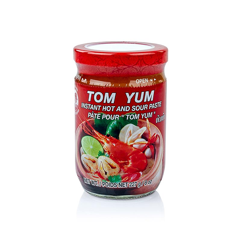Pasta Tom Yum, ostra i kwasna, do zup - 227g - Szklo