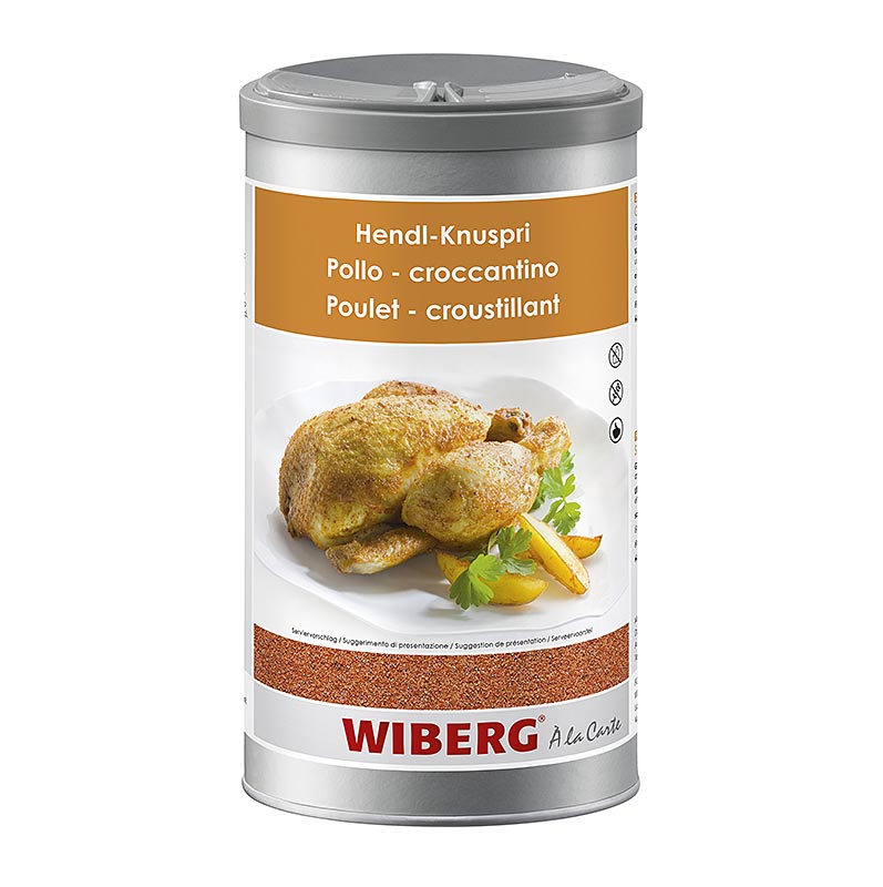 Wiberg Hendl-Knuspri, sol sezonowana - 1,25 kg - Zapach bezpieczny