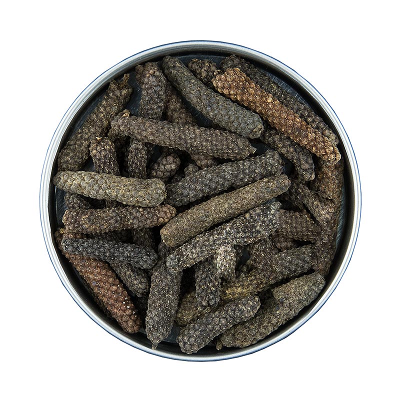 Long pepper / Bengal pepper, whole, Old Spice Office, Ingo Holland - 70 g - Can