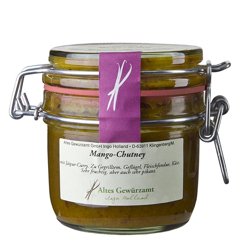 Mango Chutney, Altes Gewürzamt, Ingo Holland - 200 g - Glas Mango Chutney, Altes Gewürzamt, Ingo Holland - 200 g - Glas