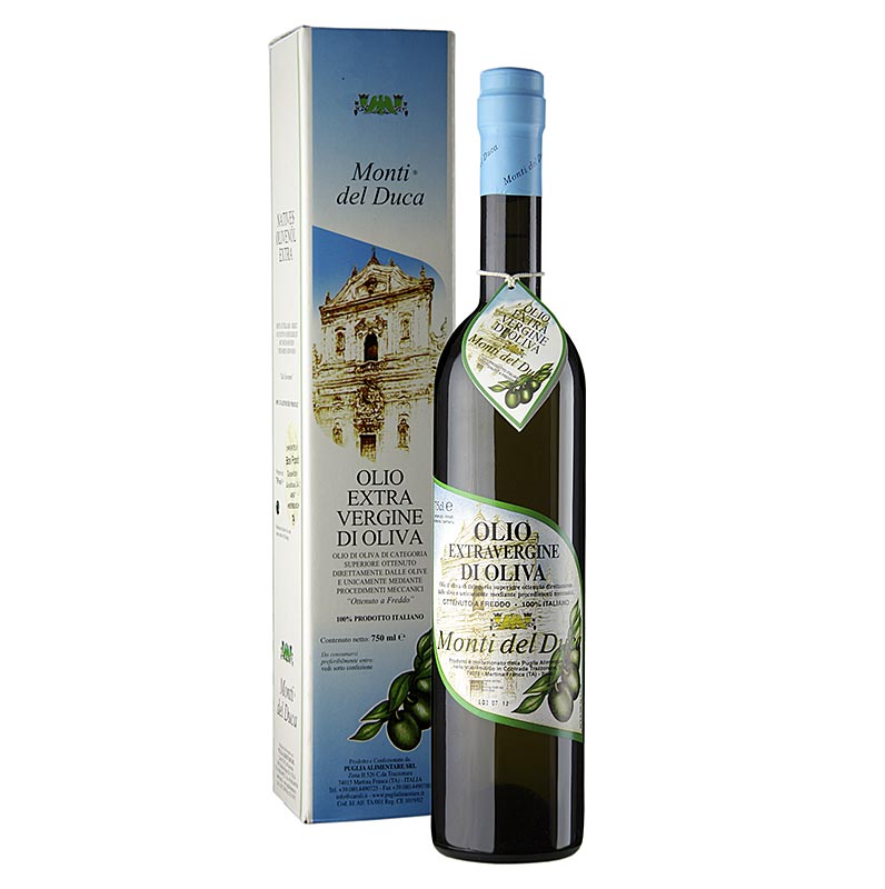 Azeite virgem extra, Caroli Auslese Monti del Duca, delicadamente frutado - 750ml - Garrafa