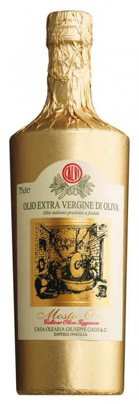 Olio z pierwszego tloczenia Mosto Oro, oliwa z oliwek z pierwszego tloczenia Mosto Oro, Calvi - 750ml - Butelka