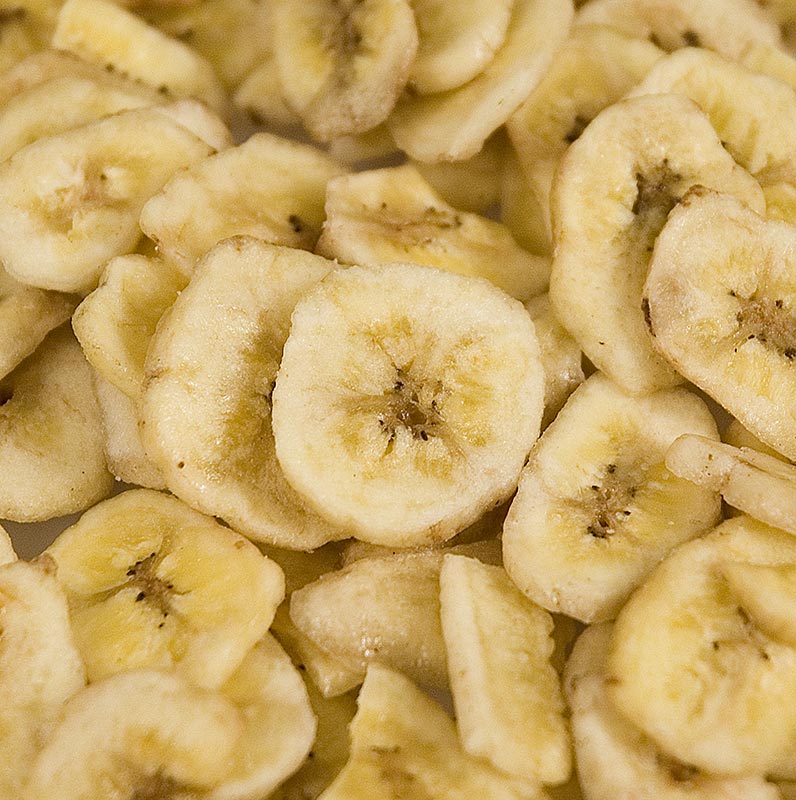 Bananchips, dyppet i honning - 1 kg - taske