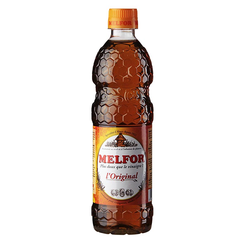 Przyprawa octowa z miodem i ziolami, kwasowosc 3,8%, Melfor - 500ml - Butelka
