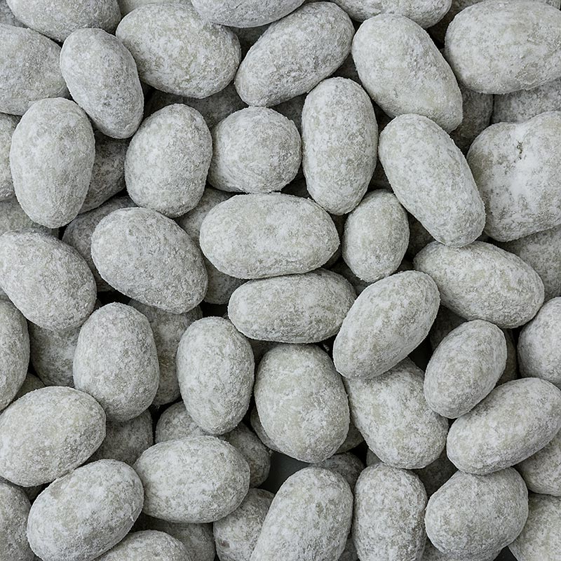 Valrhona Amandas Gianduja, almonds in Gianduja, with powdered sugar - 2kg - box