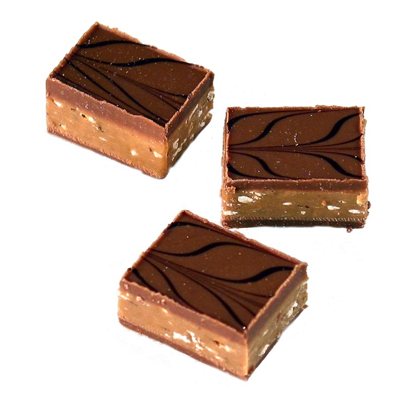 Praliny Valrhona Rinette Lait, nugatowe chrupiace migdaly w pelnym mleku - 2 kg - skrzynka Praliny Valrhona Rinette Lait, nugatowe chrupiace migdaly w pelnym mleku - 2 kg - skrzynka