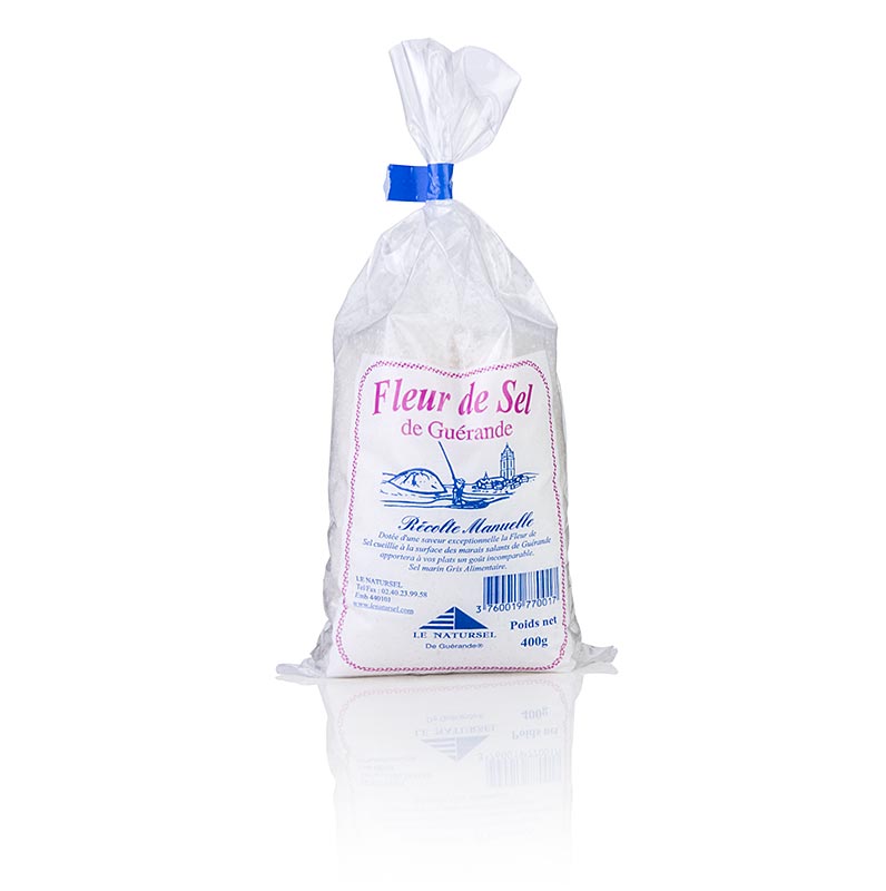 Fleur de Sel, Guerande / France, PGI - 400 g - bag Fleur de Sel, Guerande / France, PGI - 400 g - bag