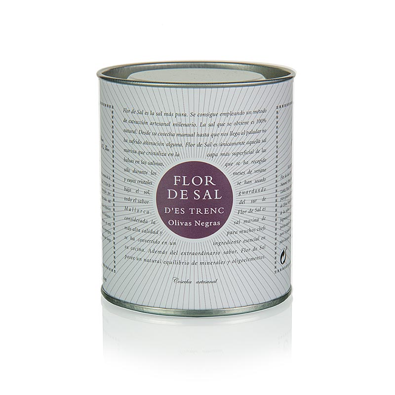 Flor de Sal d`es Trenc - crne masline, sa Majorke, organske - 150g - mogu Flor de Sal d`es Trenc - crne masline, sa Majorke, organske - 150g - mogu