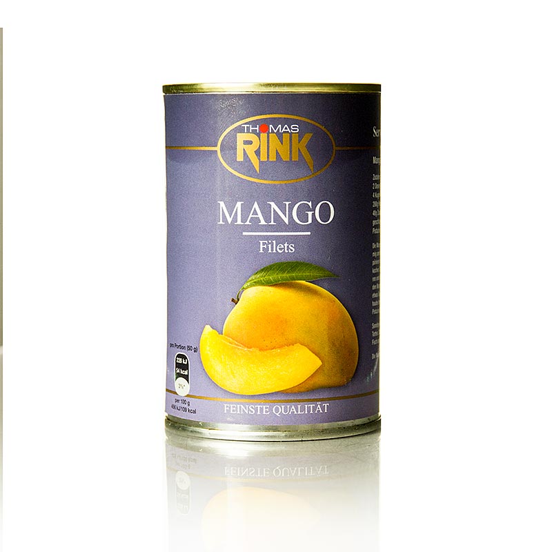 Fileuri de mango indulcite de Thomas Rink - 425 g - poate sa