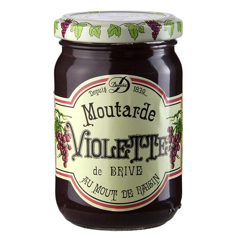 Fialova horcice, Moutarde Violette - 200 g - Sklenka