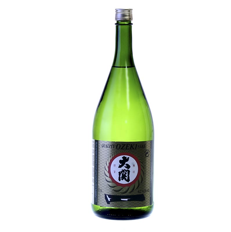 Ozeki Sake, Junmai, 14,5 % obj. - 1,5 l - Lahev Ozeki Sake, Junmai, 14,5 % obj. - 1,5 l - Lahev