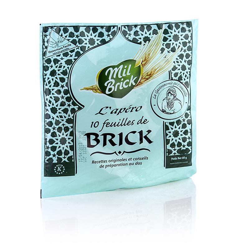 Tugla - hamur, yuvarlak, yaklasik Ø 27 cm, incecik - 170g, 10 sayfa - canta