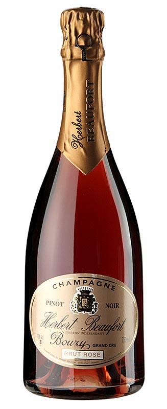 Sampanske Herbert Beaufort Rose Grand Cru, brut, 12% obj. - 750 ml - Flasa Sampanske Herbert Beaufort Rose Grand Cru, brut, 12% obj. - 750 ml - Flasa