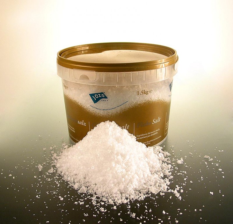 Jozo gourmet salt, in flakes - 1.5kg - Bucket