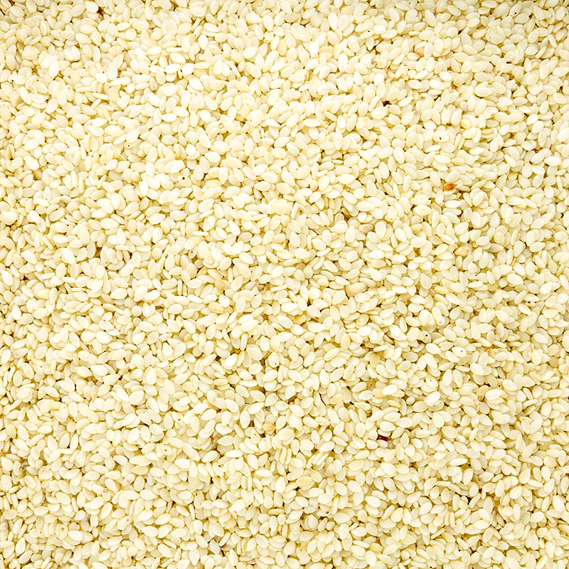 Sezamove semienka, lupane, biele - 454 g - taska