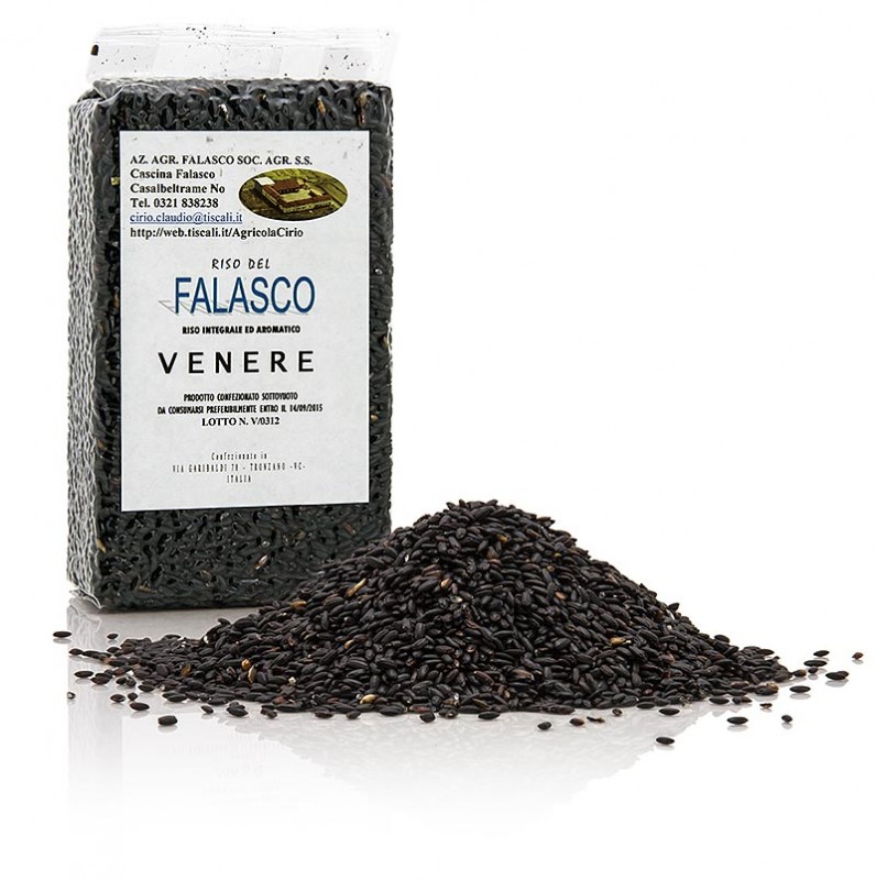 Cerna prirodni kratkozrnna ryze, Piemont, idealni na rizoto - 1 kg - Taska